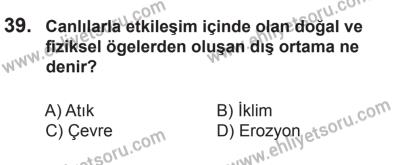 9 Ağustos 2014 Tarihli Sürücü Adayları Sınavı K Kitapçığı 39. Soru