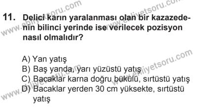 9 Ağustos 2014 Tarihli Sürücü Adayları Sınavı L Kitapçığı 11. Soru
