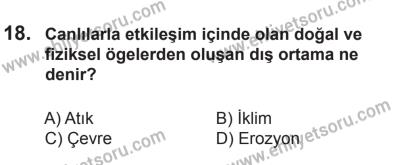 9 Ağustos 2014 Tarihli Sürücü Adayları Sınavı L Kitapçığı 18. Soru