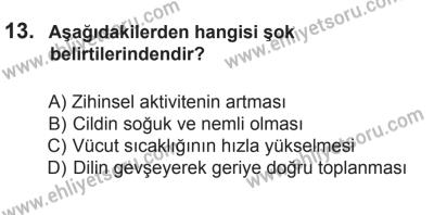 9 Ağustos 2014 Tarihli Sürücü Adayları Sınavı N Kitapçığı 13. Soru